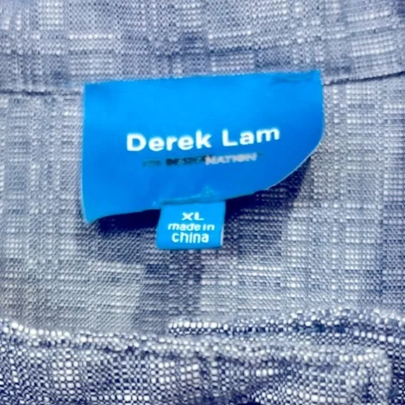 Derek Lam For Design Nation Hooded Short Sleeve Chambray Jacket Size XL - Picture 4 of 11